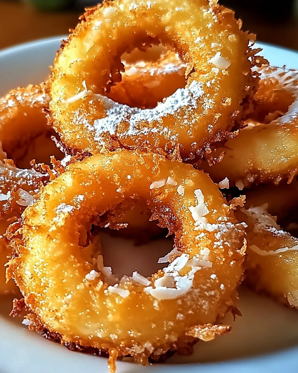 Rum-getränkte frittierte Ananas für jeden Anlass