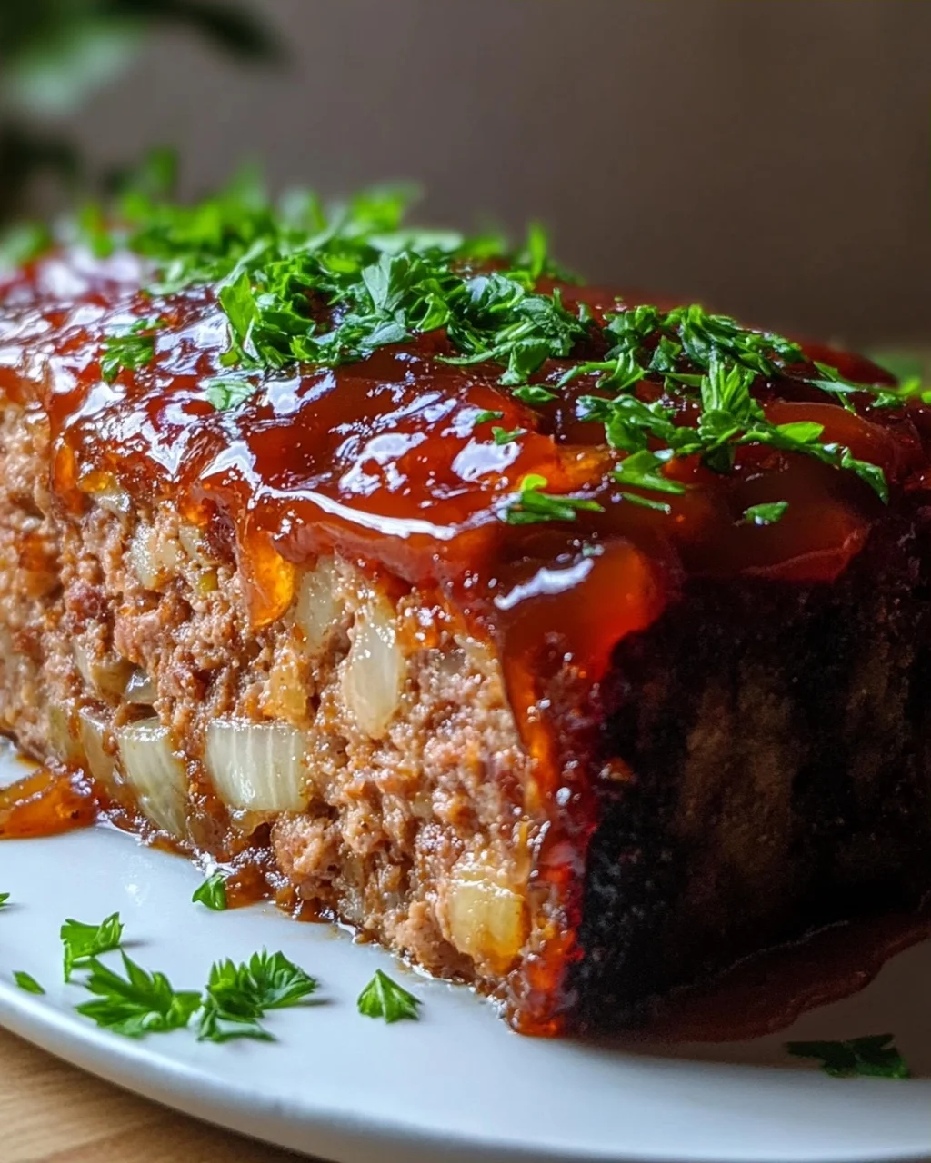 Saftiger Hackbraten aus dem Ofen