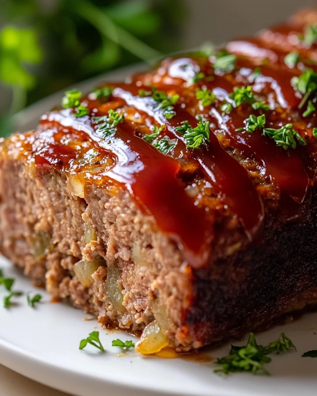 Saftiger Hackbraten aus dem Ofen