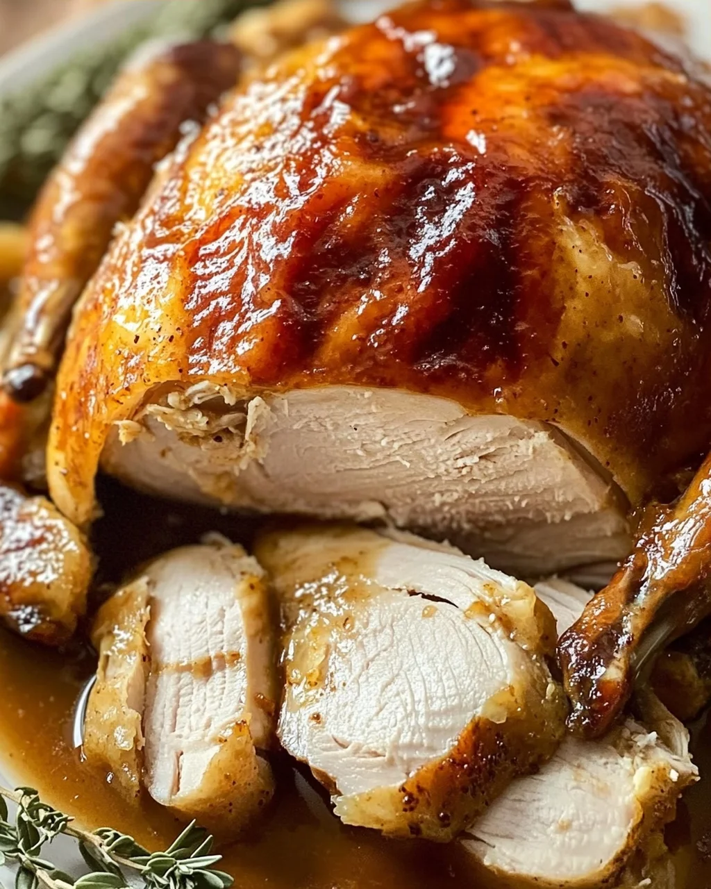 Saftiger Roast Turkey mit köstlicher Bratensauce