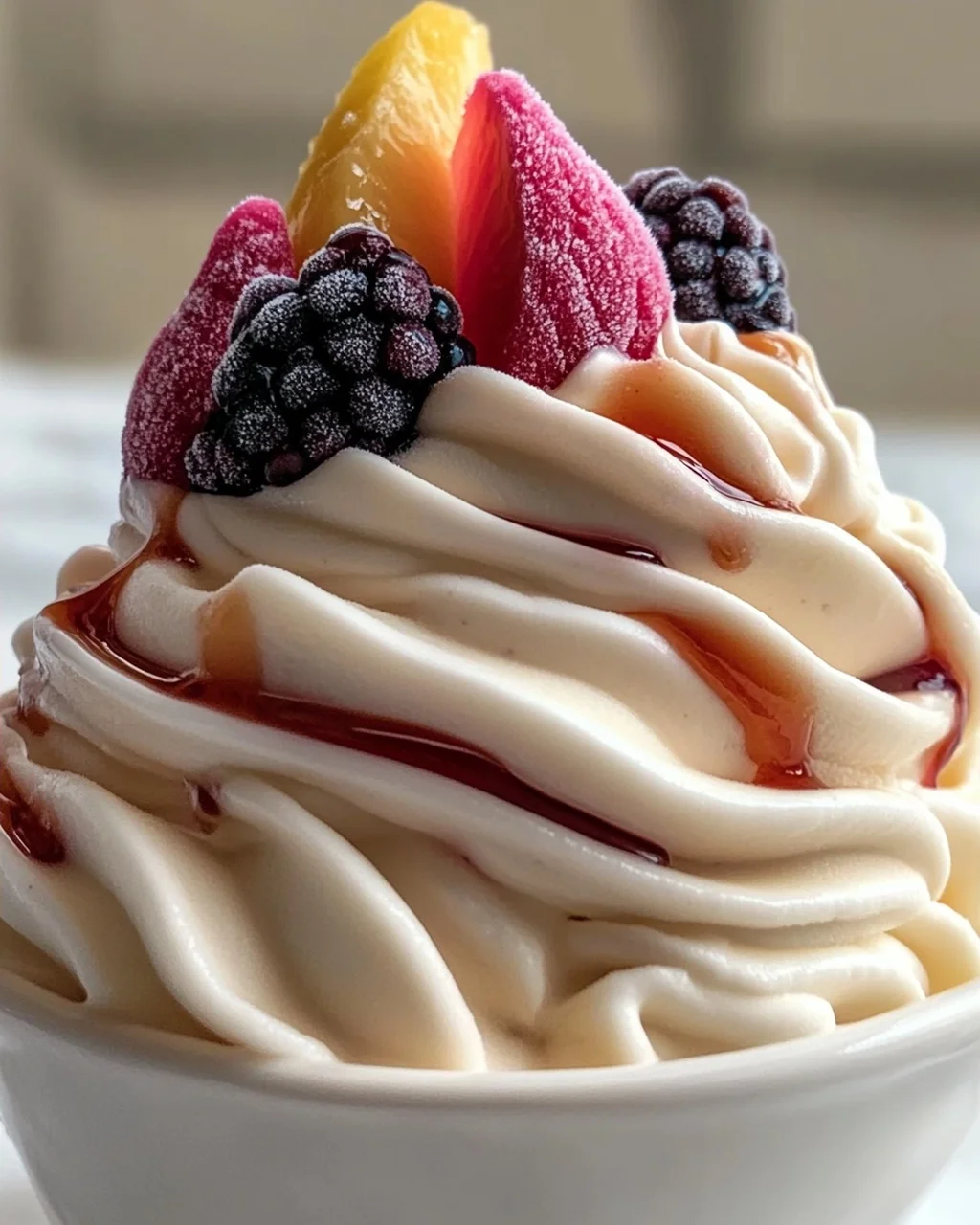 Softeis Frozen Yogurt: Selbstgemacht, cremig, unwiderstehlich!