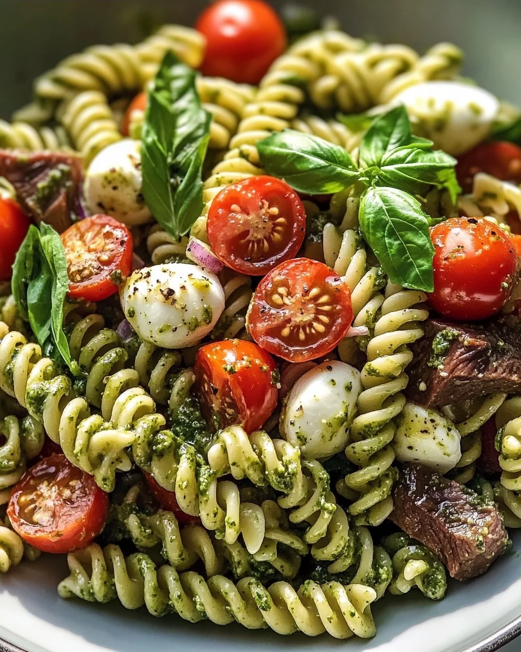 Sommerlicher Pesto Pasta Salat: Schnell & Frisch!