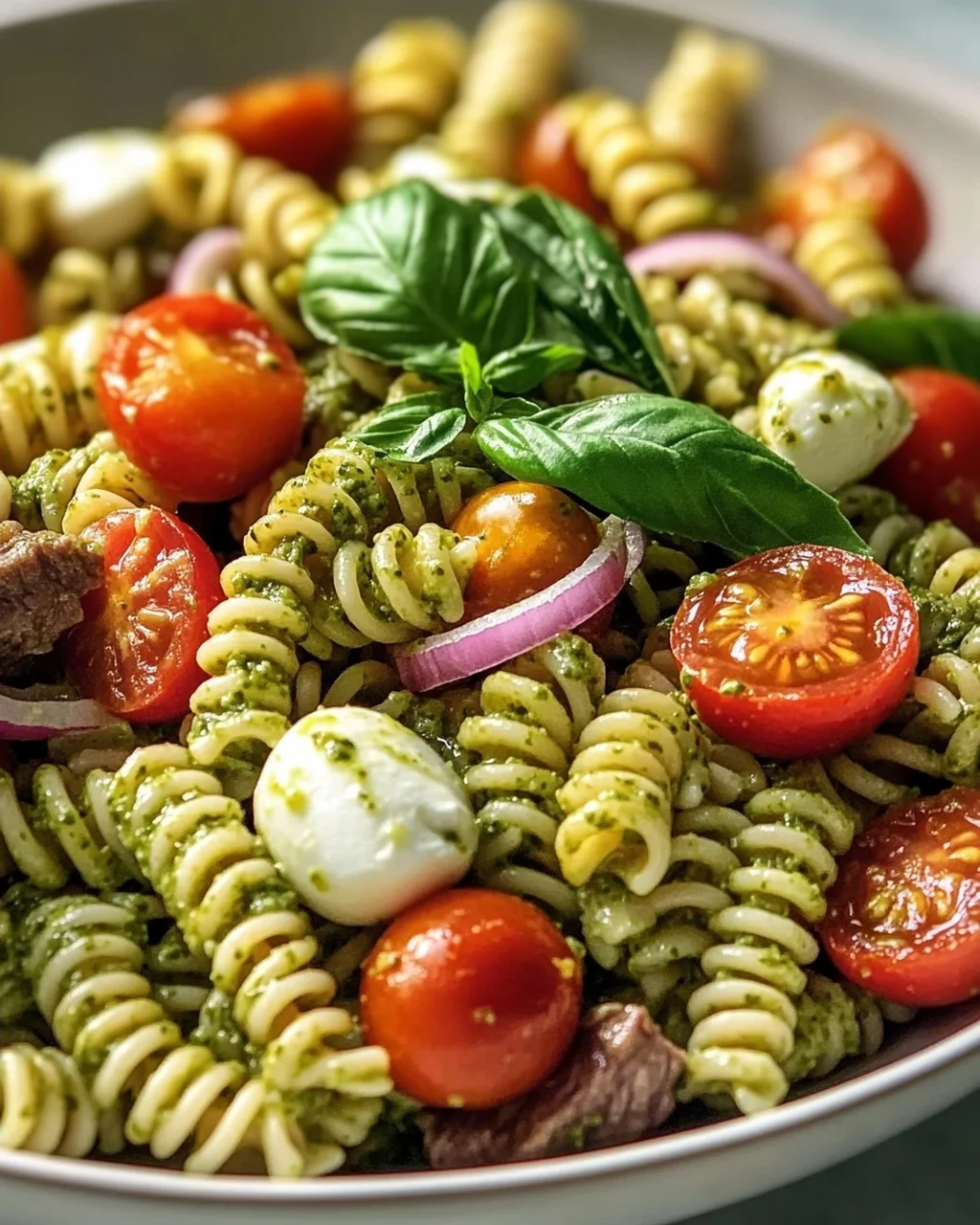 Sommerlicher Pesto Pasta Salat: Schnell & Frisch!