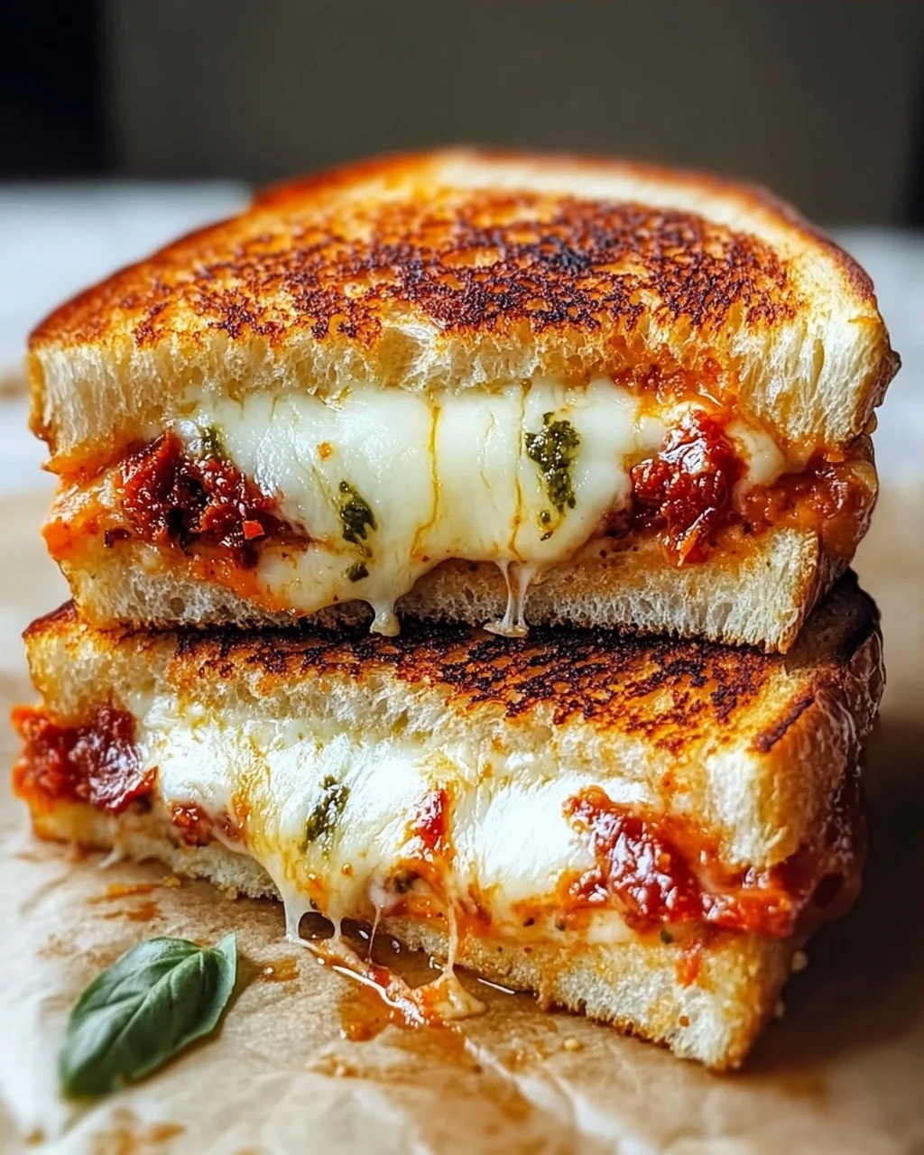 Sonnengetrocknete Tomaten Pesto Grilled Cheese