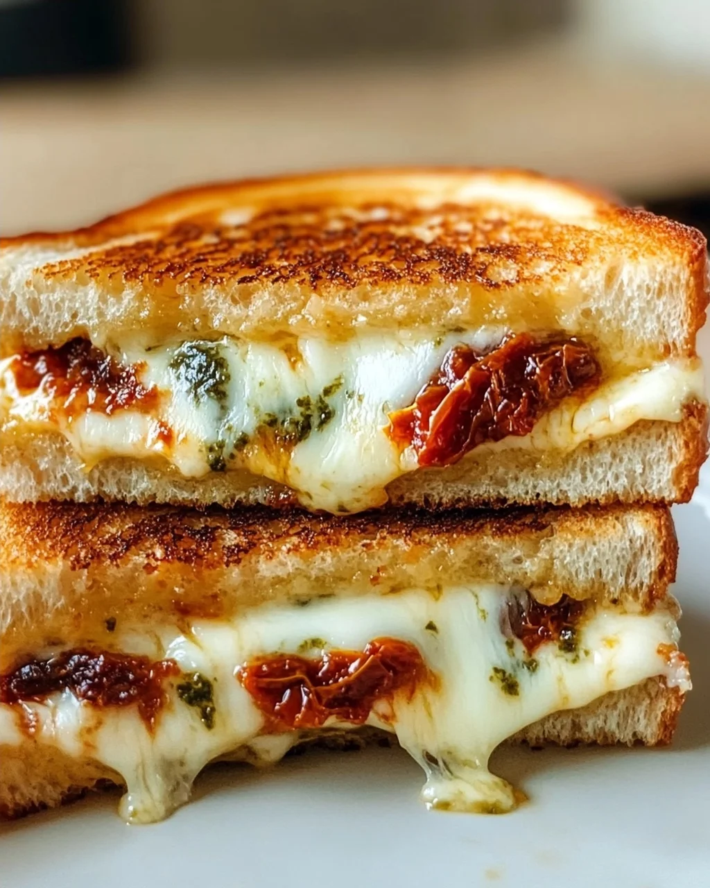 Sonnengetrocknete Tomaten Pesto Grilled Cheese