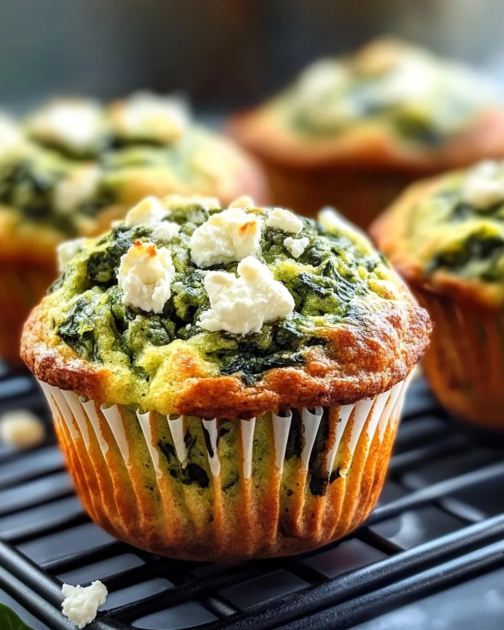 Spinat Feta Muffins