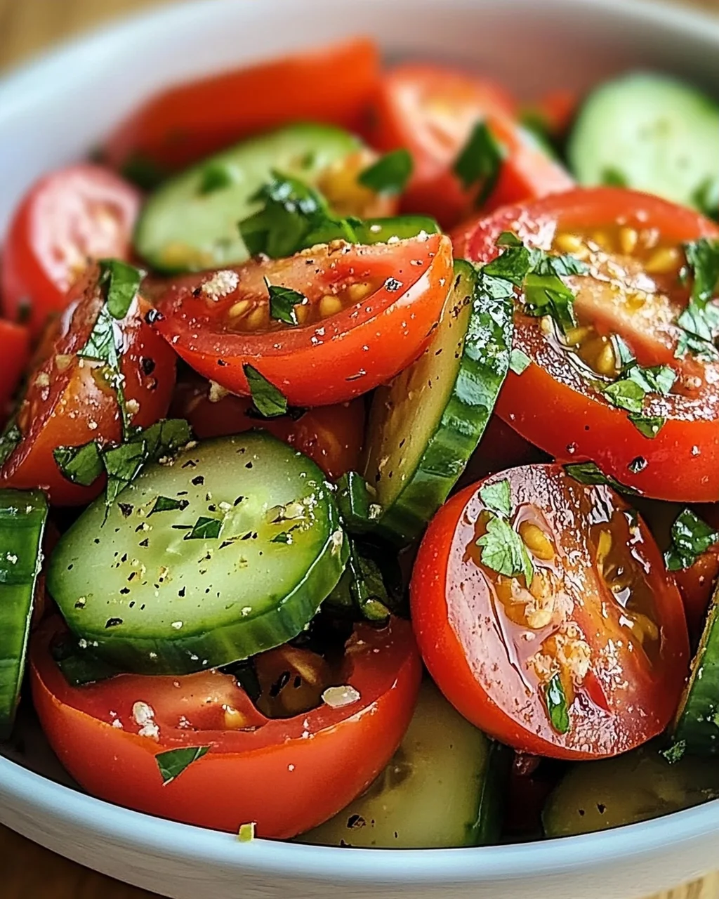 Tomaten-Gurken-Salat