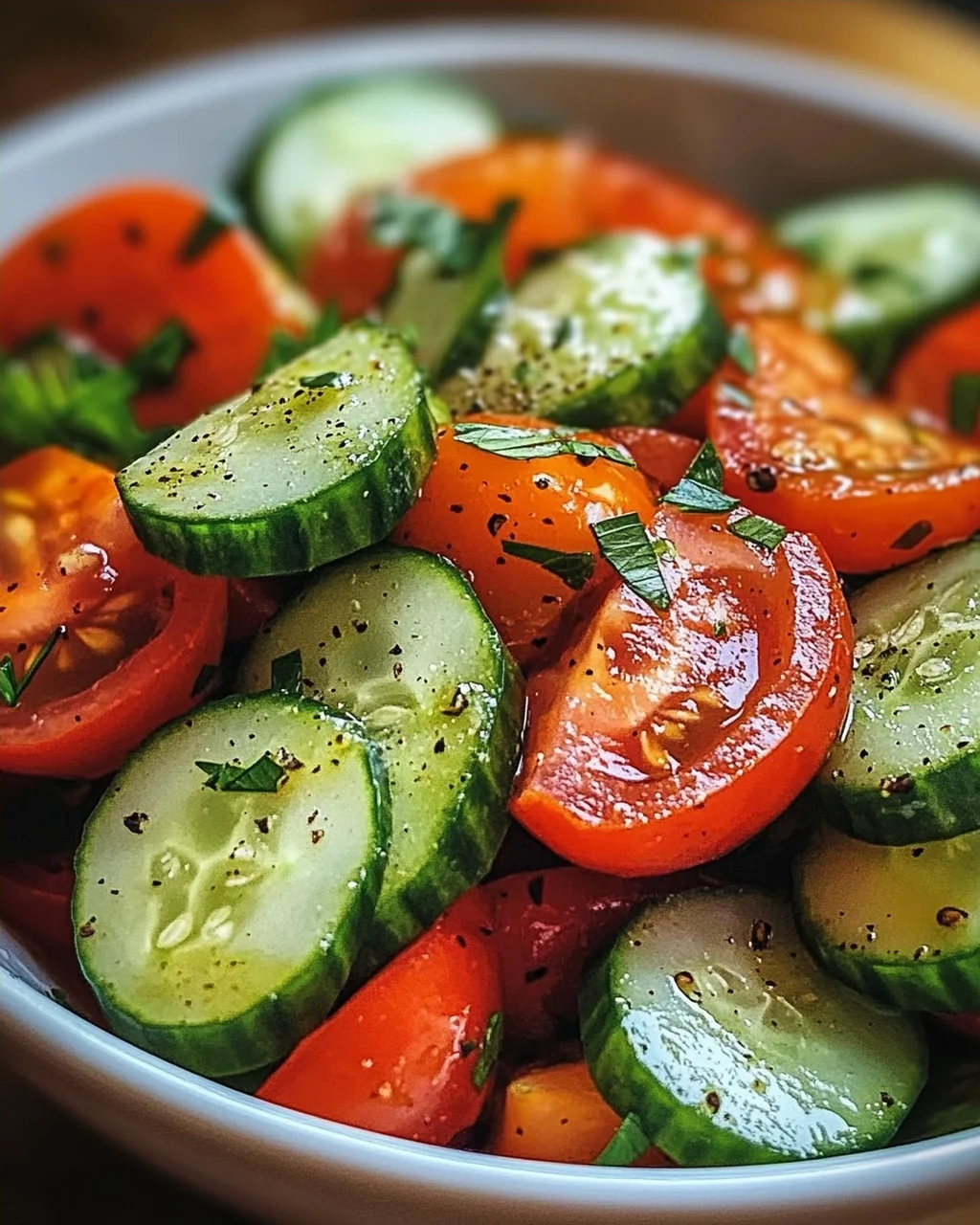 Tomaten-Gurken-Salat