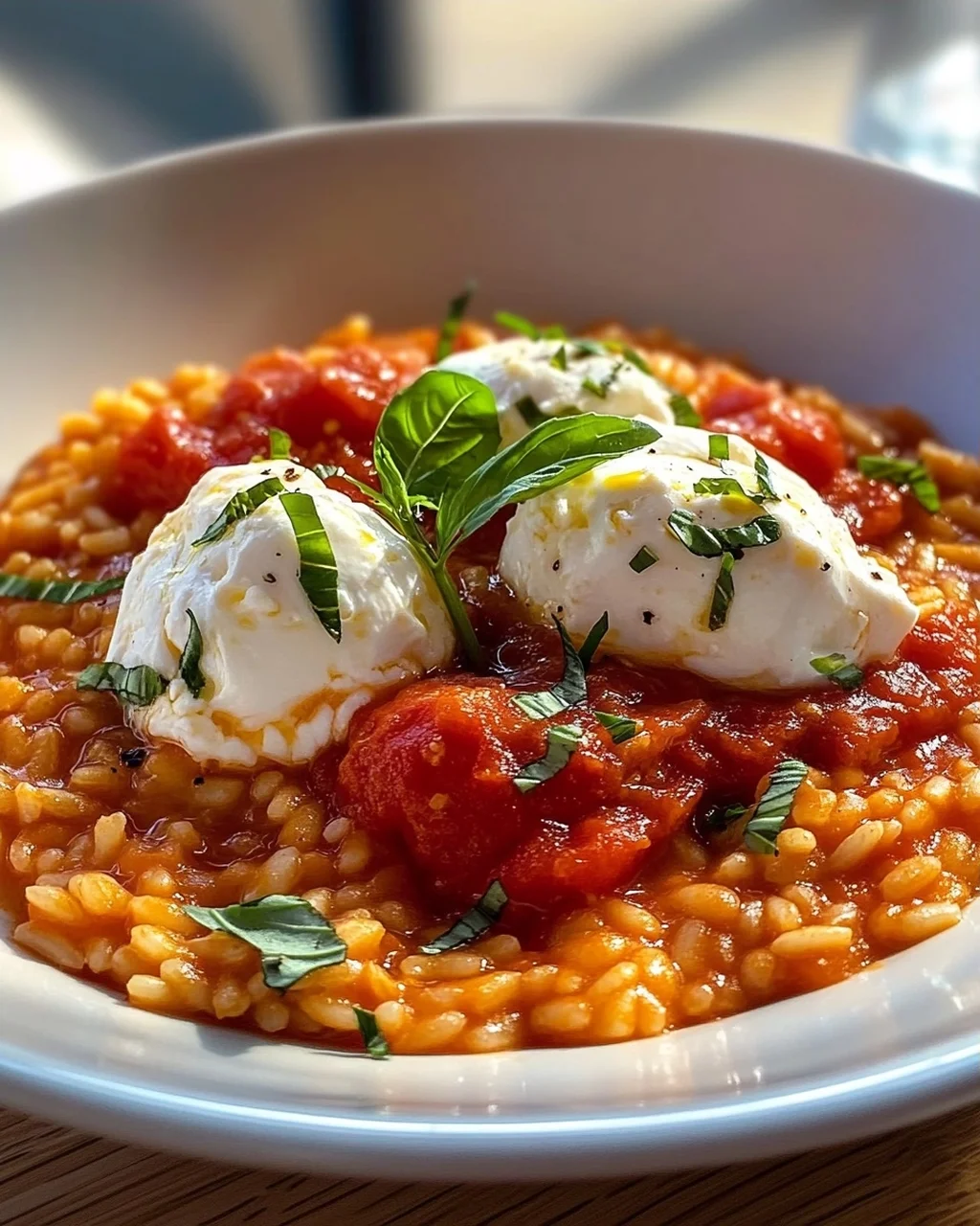 Tomatenrisotto mit Burrata – Cremig & Unwiderstehlich!