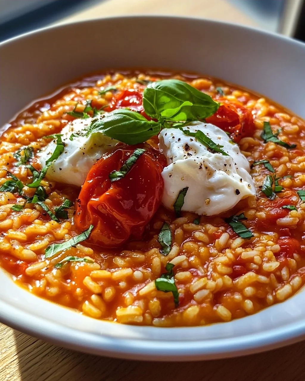 Tomatenrisotto mit Burrata – Cremig & Unwiderstehlich!