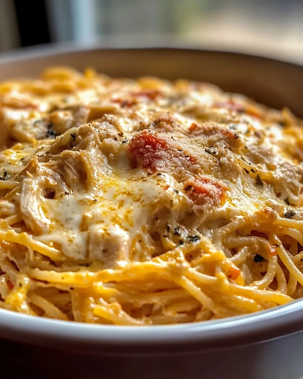 Ultimative Crockpot Hähnchen Spaghetti – Lecker & Einfach!