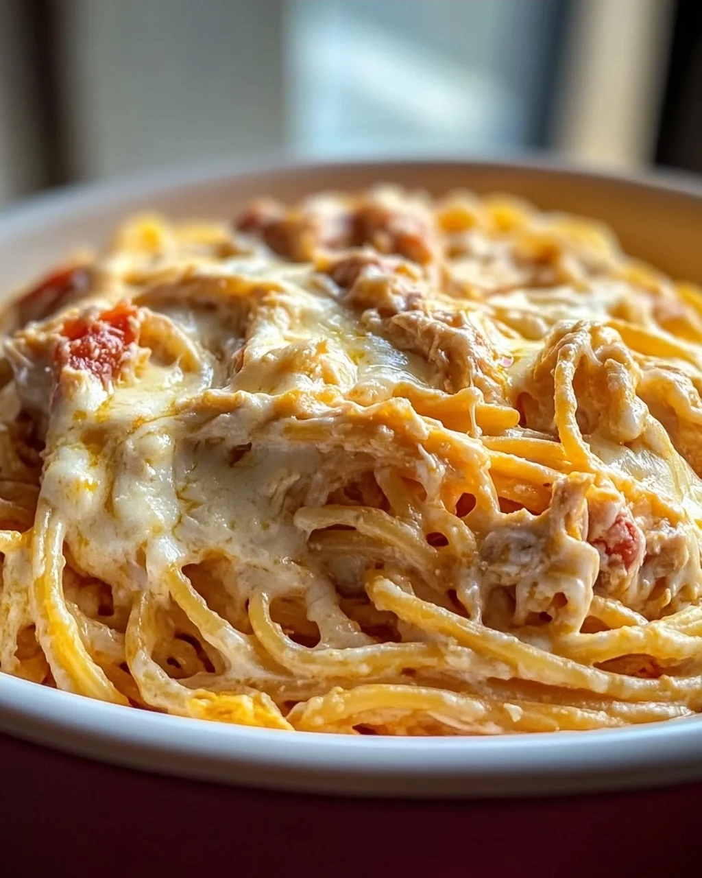 Ultimative Crockpot Hähnchen Spaghetti – Lecker & Einfach!