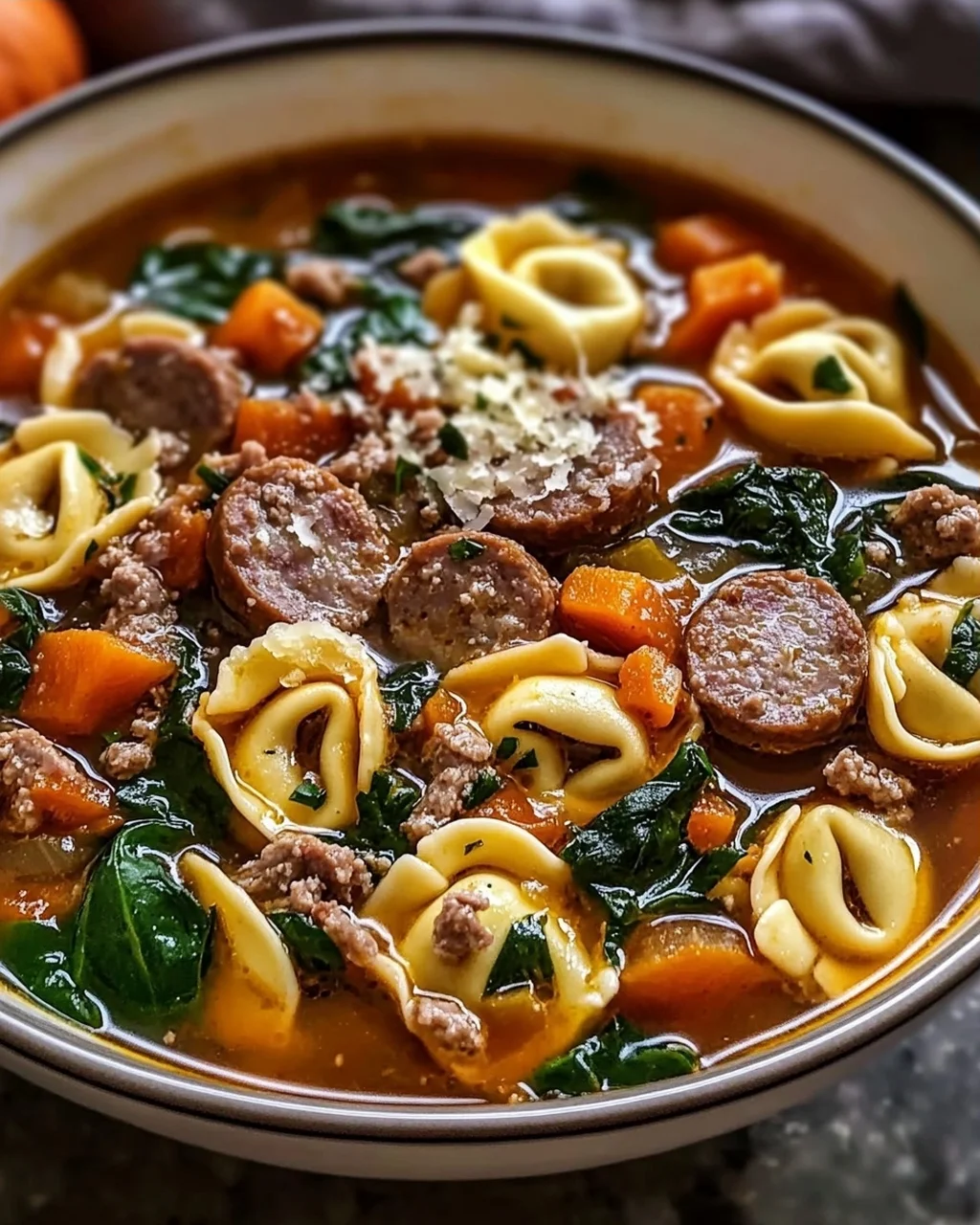 Wärmende Herbst-Tortellini-Suppe mit Rinderwurst – Einfach Genießen