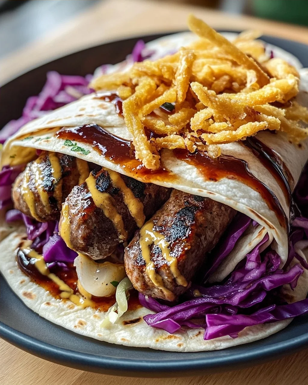 Weihnachtsmarkt Bratwurst Wraps: Dein Wintergenuss!
