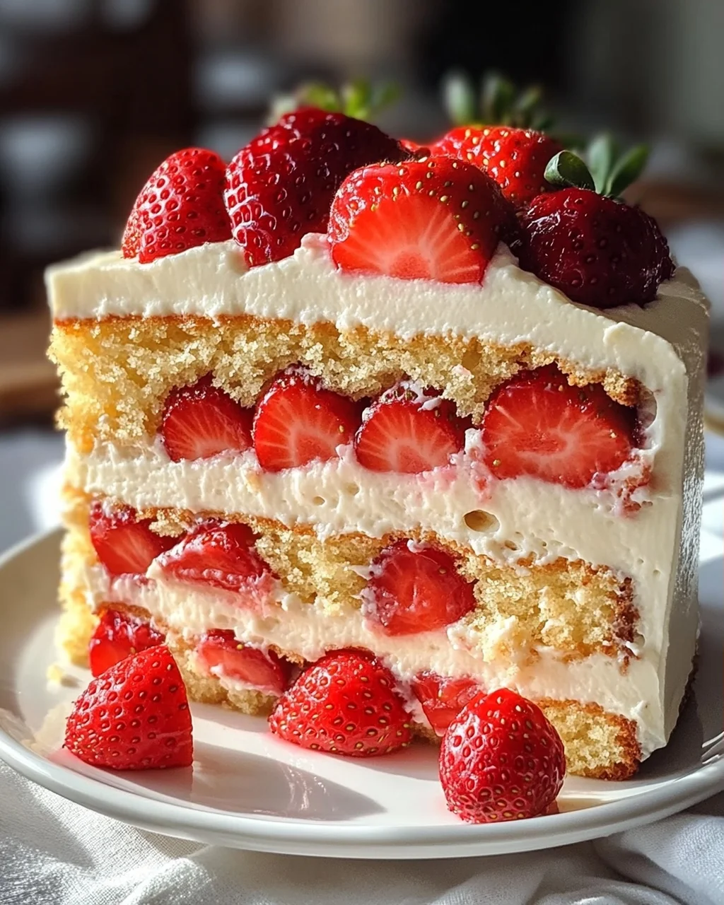 Weltbesten Erdbeerkuchen Rezept