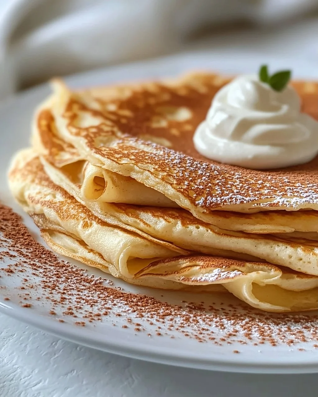 Zimtrollen-Protein-Crêpes