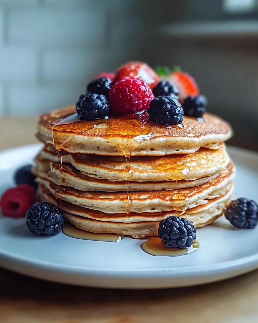 Zuckerfreie Quark Haferflocken Pancakes: Gesund & Einfach
